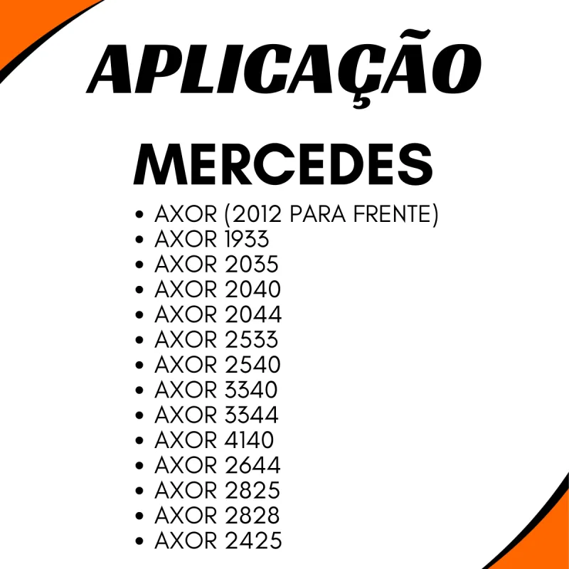 Válvula Apu Atego- Axor- Actros- Série Brasil (2012..)
