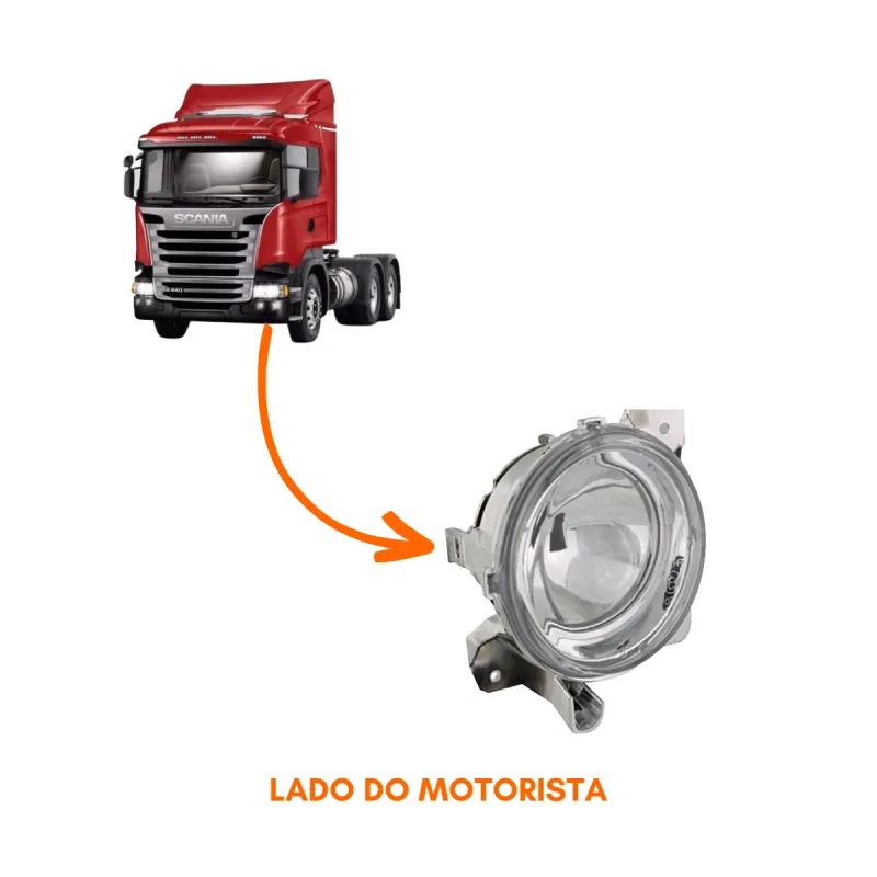 Farol Auxiliar Esq. Série 4 114/ 124 1997/2008/ Série 5 P/ G/ R
