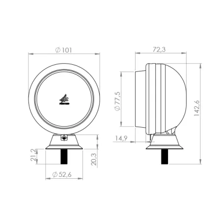 Aro Lanterna Ecoline Foguetinho