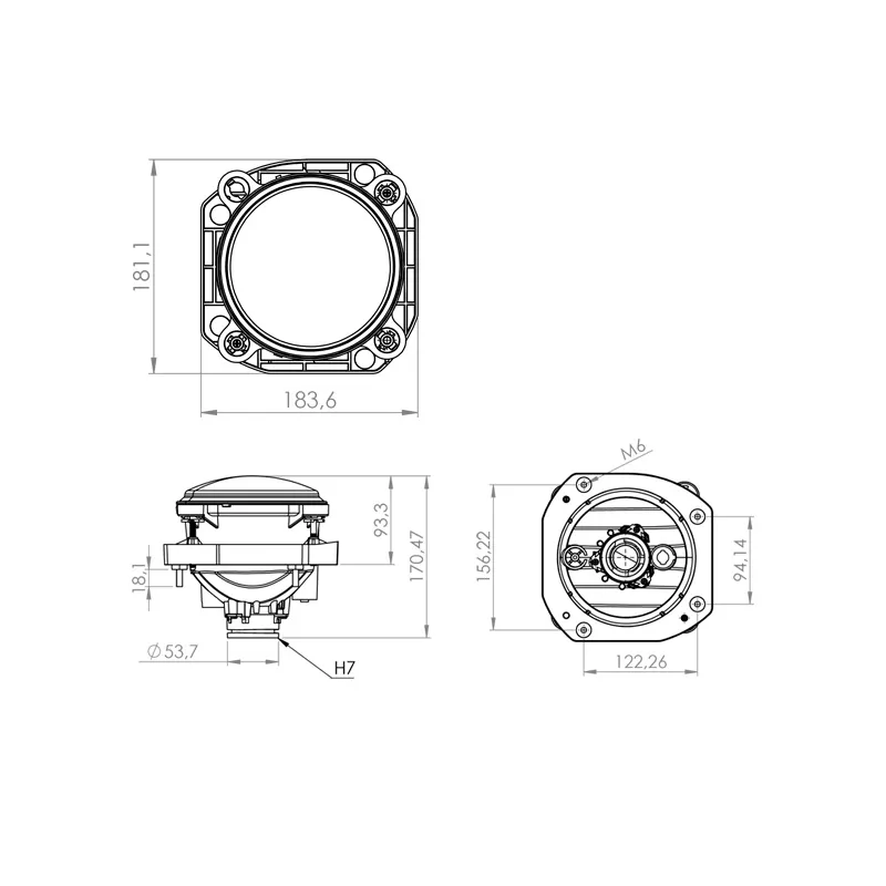 Farol Luz Alta Ford Cargo 2012 Em Diante