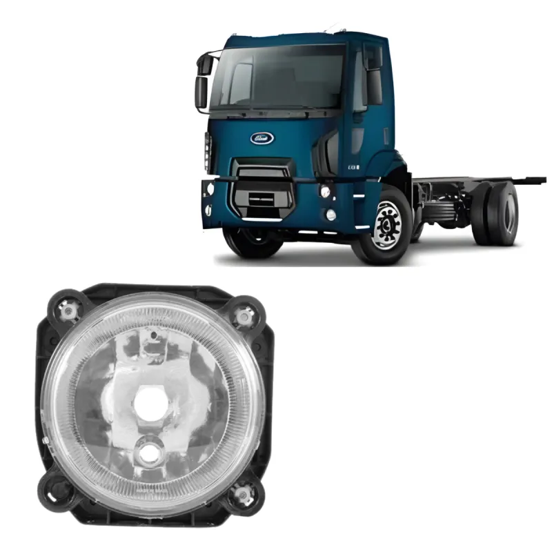 Farol Luz Alta Esquerdo Ford Cargo 2012 Em Diante