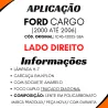 Farol Duplo Diagonal Direito Ford Cargo 2000a2006