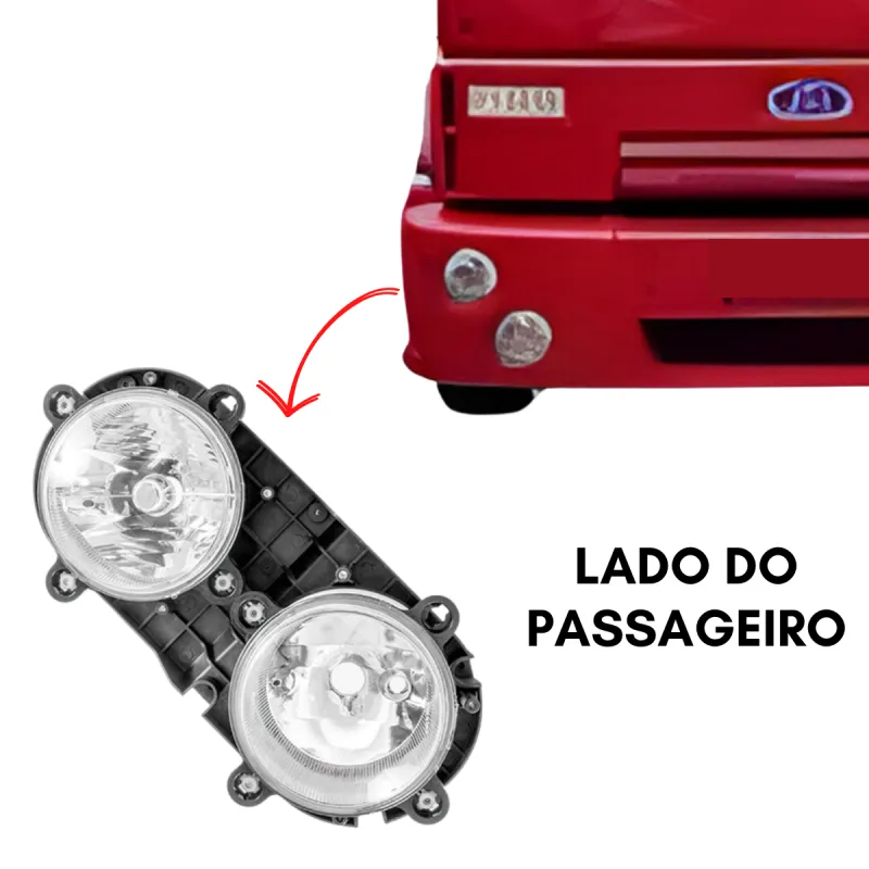 Farol Duplo Diagonal Direito Ford Cargo 2006 A 2012