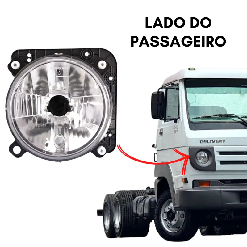 Farol Luz Alta E Baixa Lado Direito Delivery