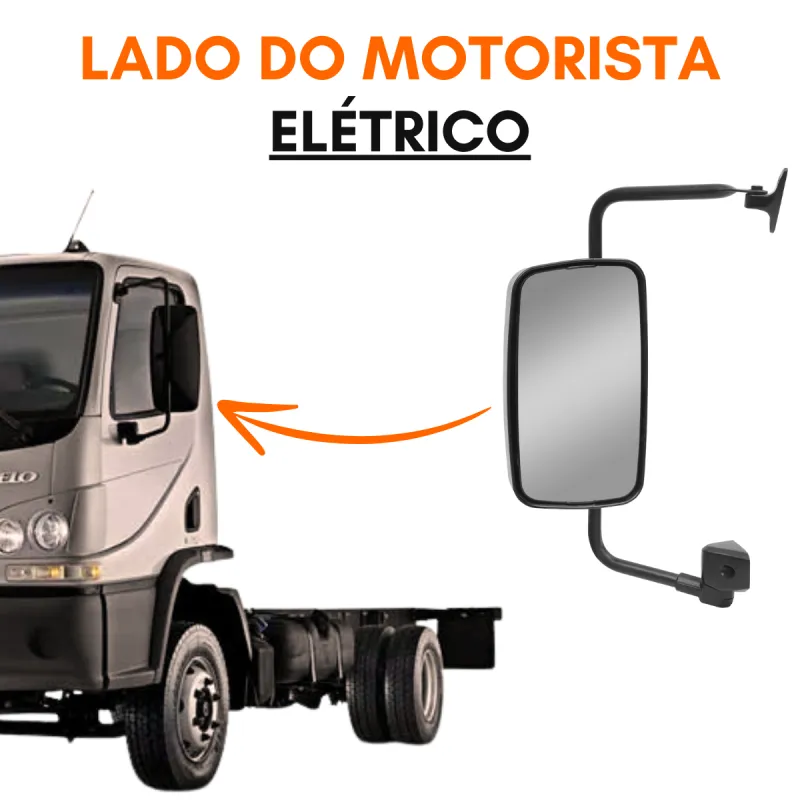 Espelho Retrovisor Eletrico Le Accelo Ate 2019