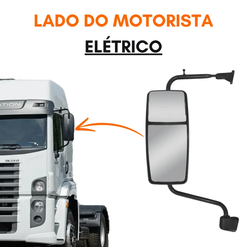 Espelho Retrovisor Le Eletrico Constellation 2012/2021 Euro 5 Sem