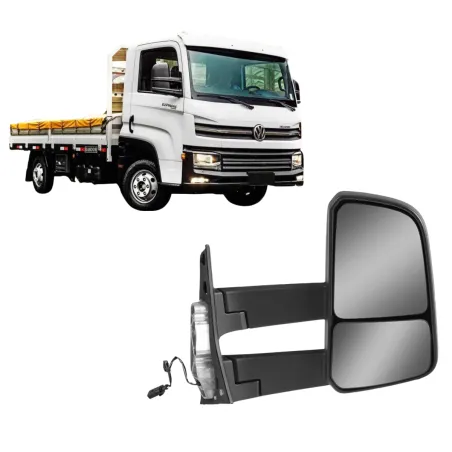 Espelho Retrovisor Ld Delivery 2018/2023 Euro 5 Braço Longo Sem