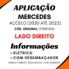 Espelho Retrovisor Accelo 2020/2022 Com Desembacador Eletrico Lado