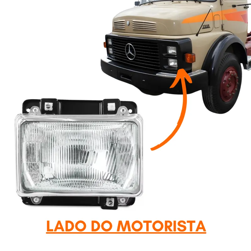 Farol Lado Esquerdo Cara Chata 1983 A 1992