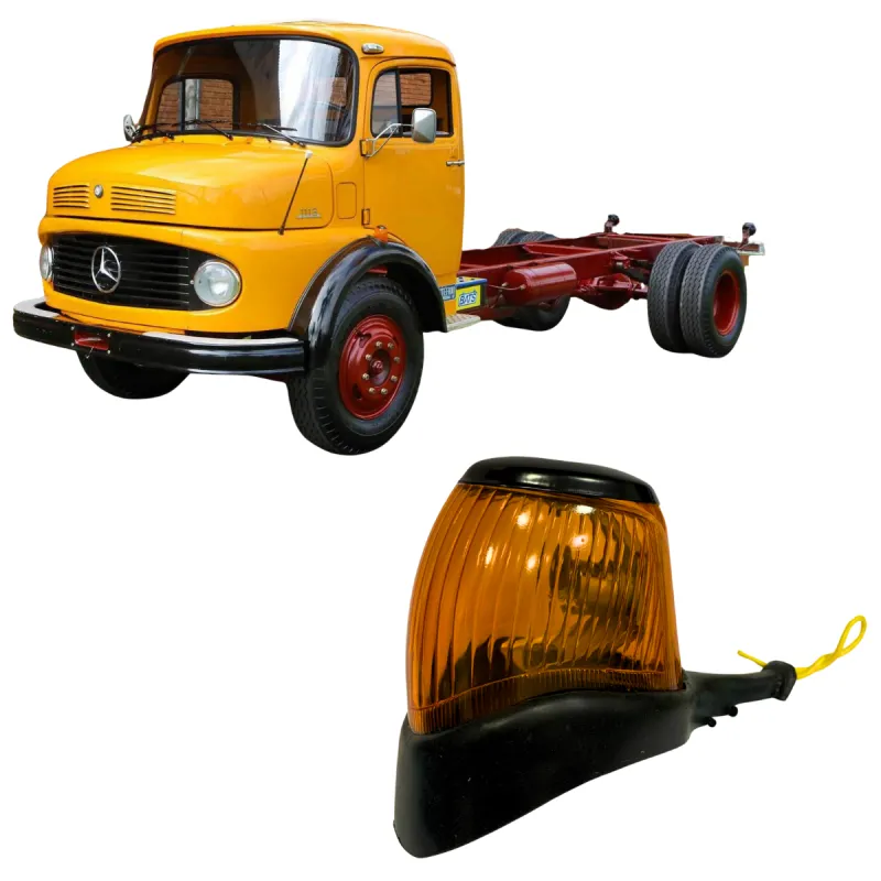 Lanterna Paralama Dianteiro M.Benz 1113 Ate Ano 1988