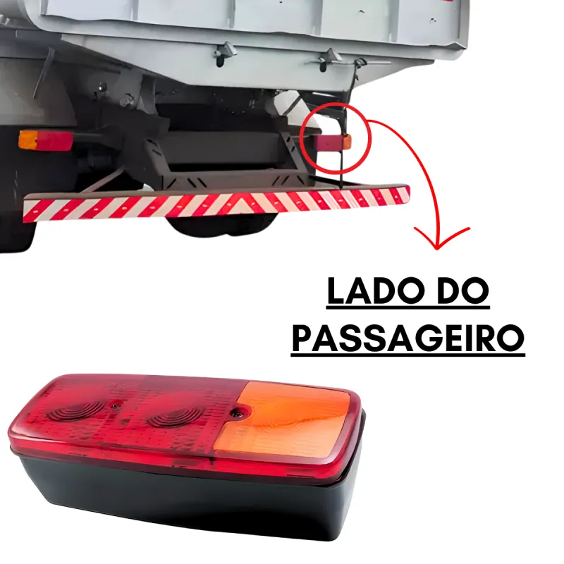 Lanterna Traseira Sem Vigia M.Benz 1313