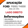 Farol Duplo Direito F1000 F4000 1985 A 1991