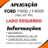 Farol Duplo Esquerdo F1000 F4000 1985 A 1991