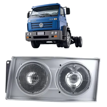 Farol Esquerdo Prata Worker 24-220 Apos 2000