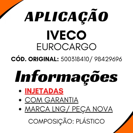 Tampa Cxa Bateria Plastico Injetadas Iveco 500318410