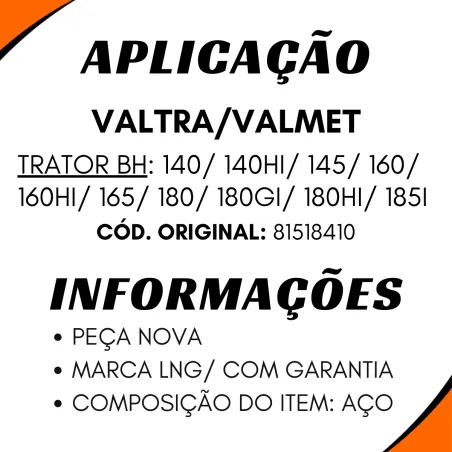 Cardan Completo Valtra/ Valmet A-459 Mm 81518410
