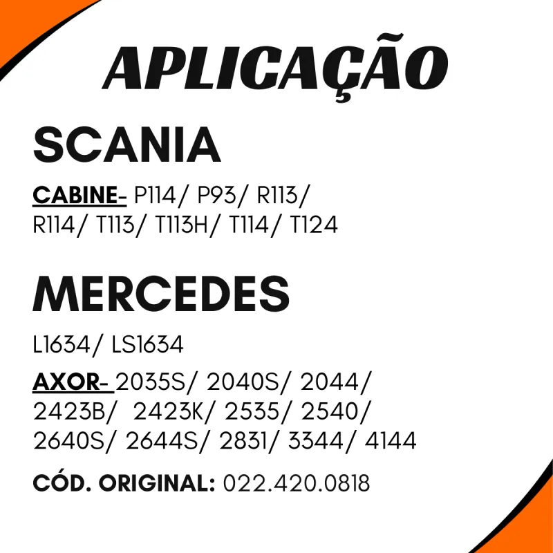 Cuica Freio Tristop 20x24 Tipo Baioneta 22v