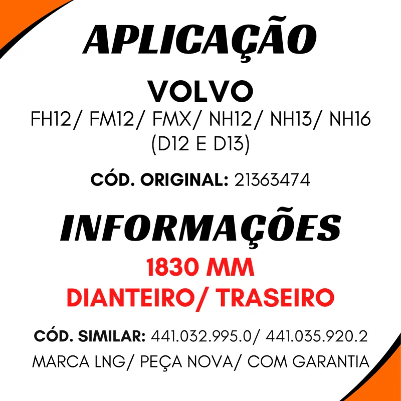 Sensor Freio Abs Dianteiro/Traseiro Volvo