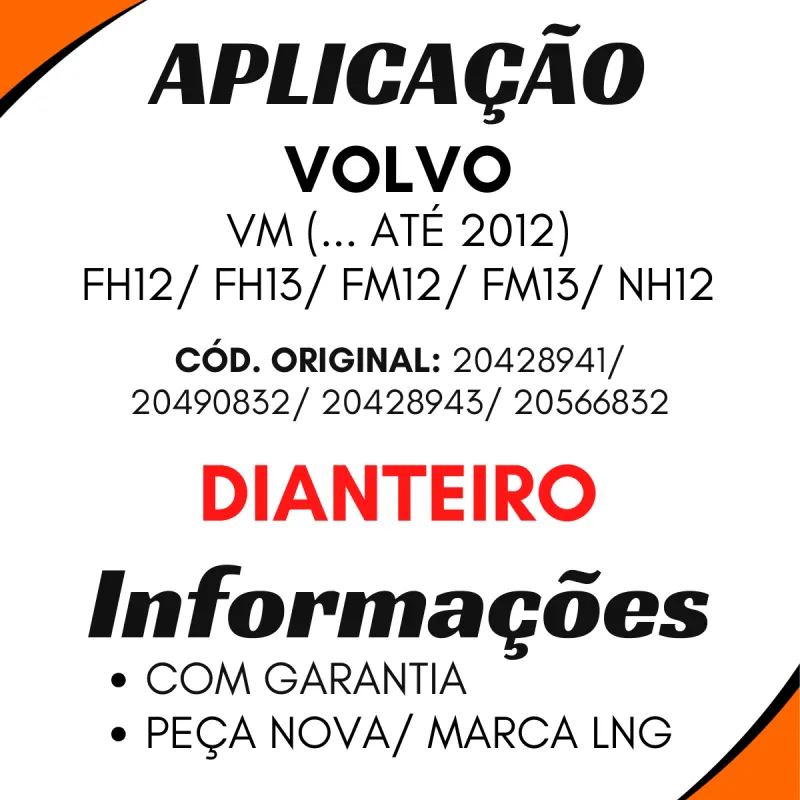 Sensor Freio Dianteiro Abs Fh/ Fm/ Vm