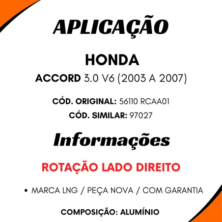Bomba Direção Hidráulica Accord
