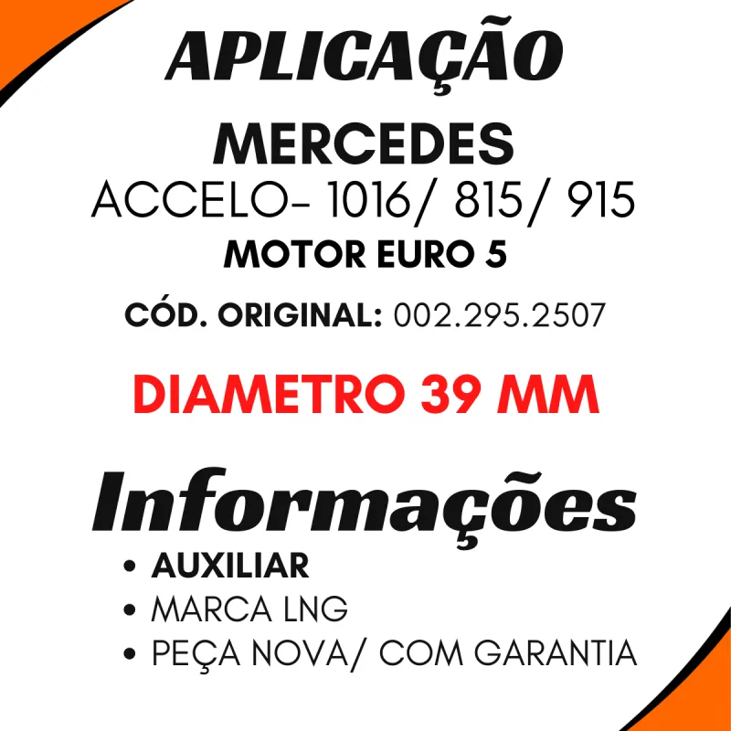 Cilindro Auxiliar Embreagem Accelo/Euro