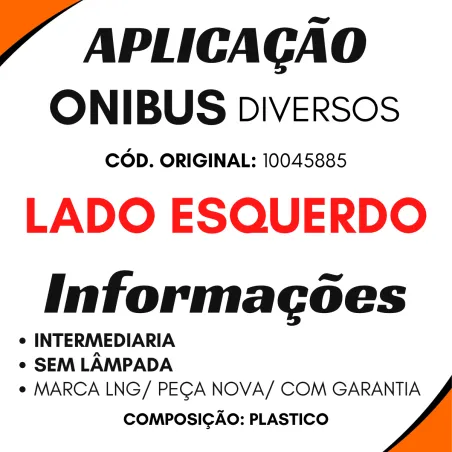 Lanterna  Traseira Intermediaria Esquerda G7