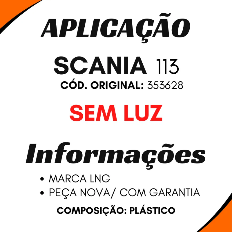 Interruptor Acionamento Vidro Sem Luz