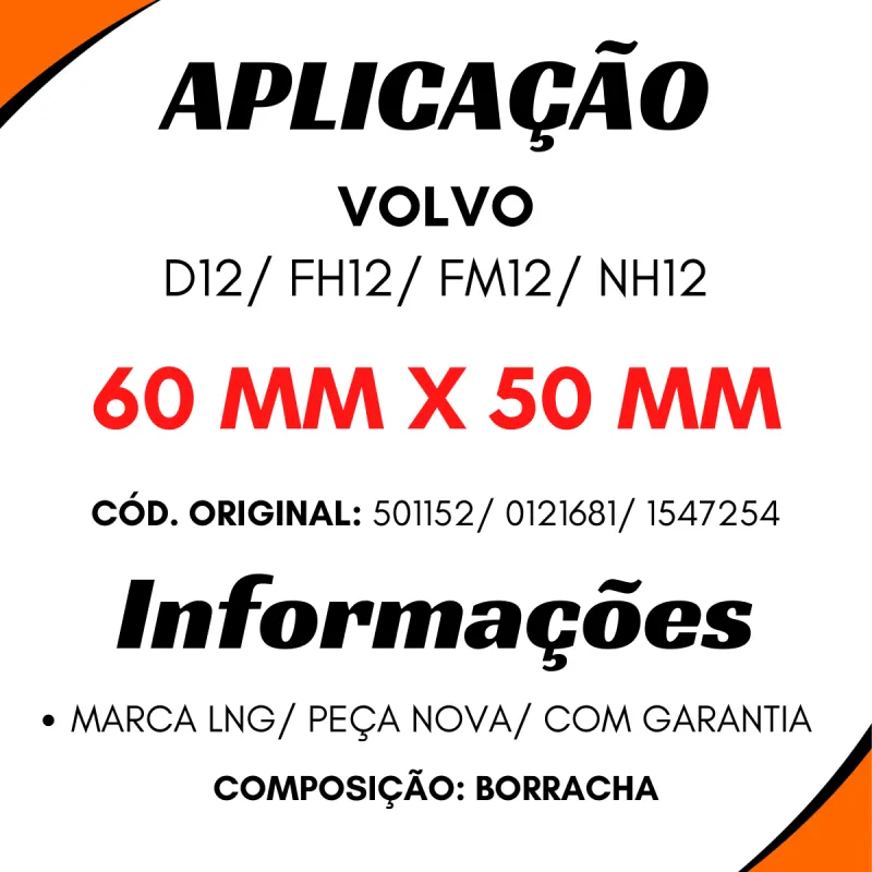 Anel Vedacao Carcaça Termostato Fh12/ Fm12 - 60 X 50 Mm