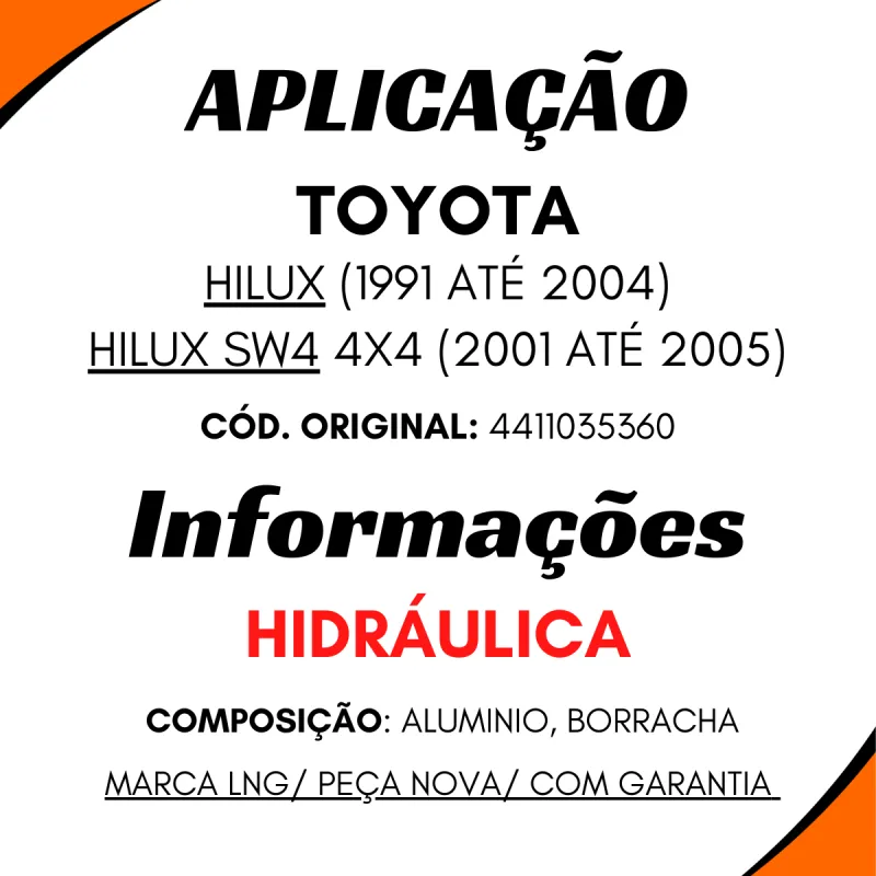 Caixa Direção Toyota Hilux (91/04)