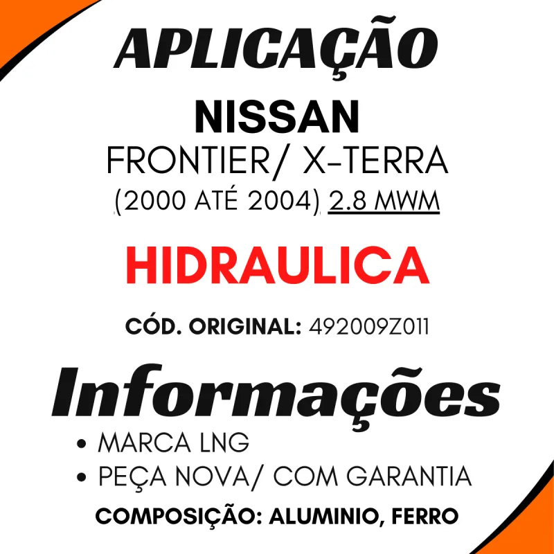 Caixa Direção Hidr. Frontier/ Xterra 2.8