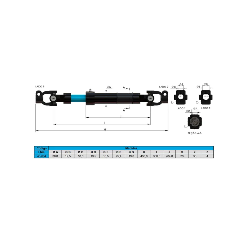 Coluna De Direção (Completa) Ford 1c 45-3c529-Ba