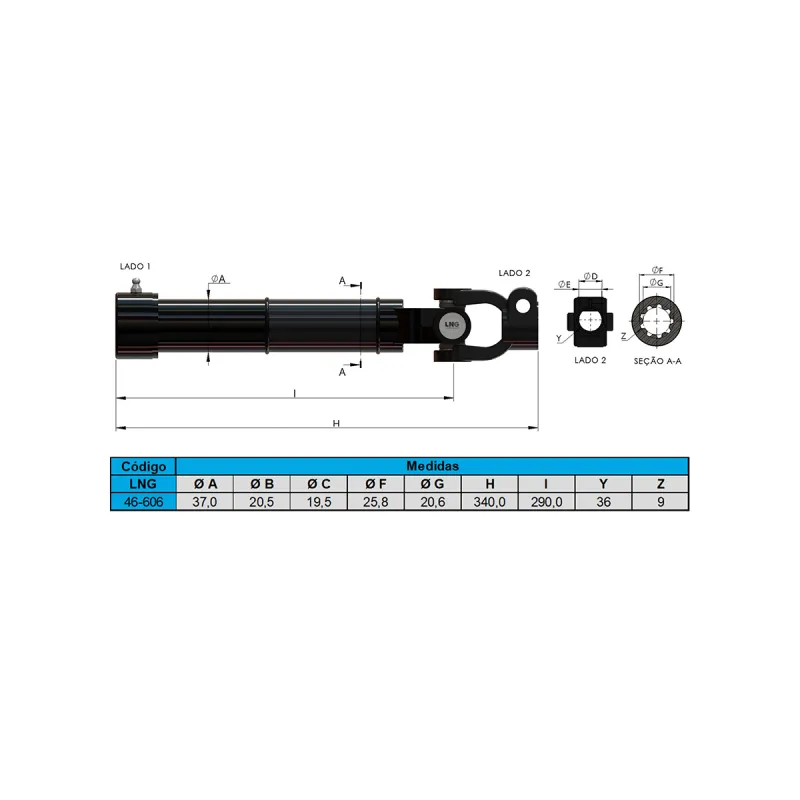 Coluna De Direção (Parcial) Ford Bfox-3a322-Aa Meia Coluna