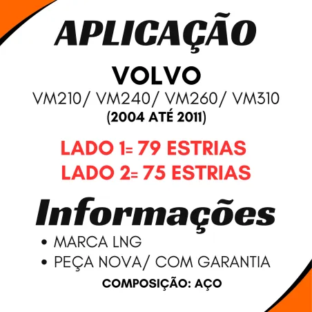 Coluna De Direção (Completa) Volvo 210 Vm/ 240 Vm/ 260 Vm/ 310 Vm