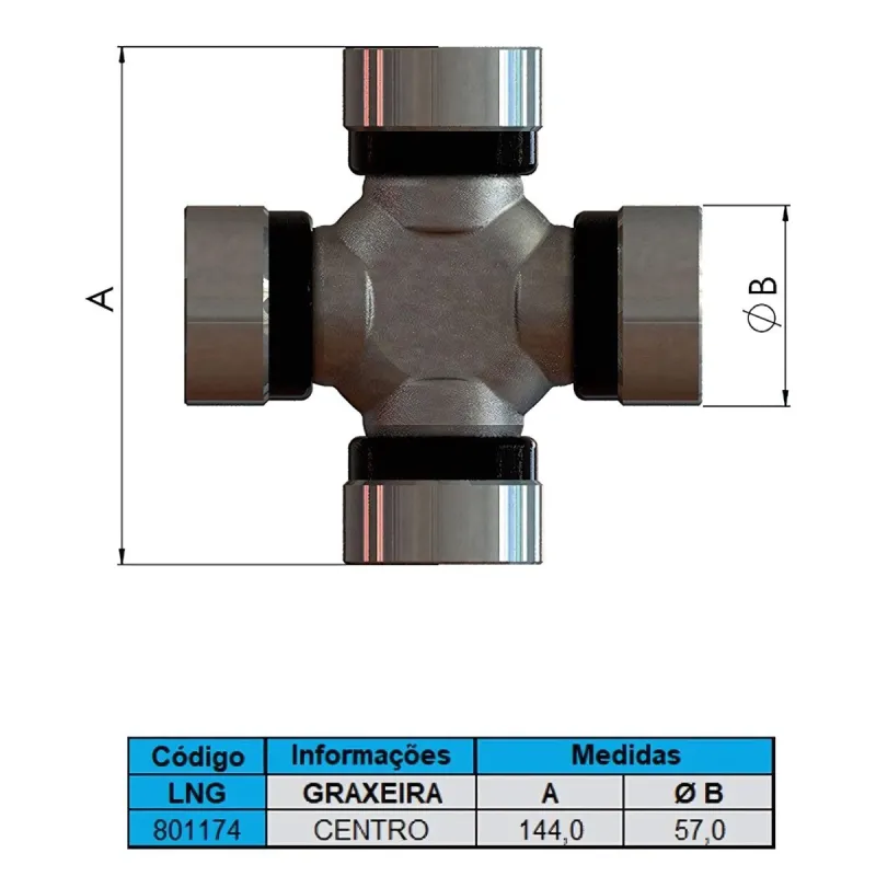 Cruzeta Sinotruk