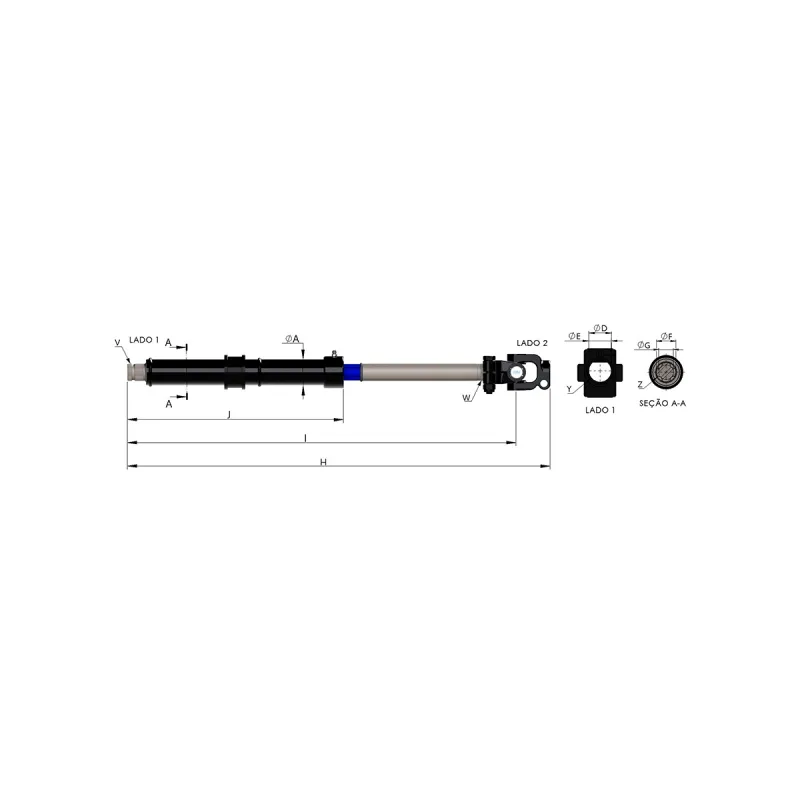 Coluna De Direção (Completa) Scania 114/ 124/ K114 Ao K-420/ P94