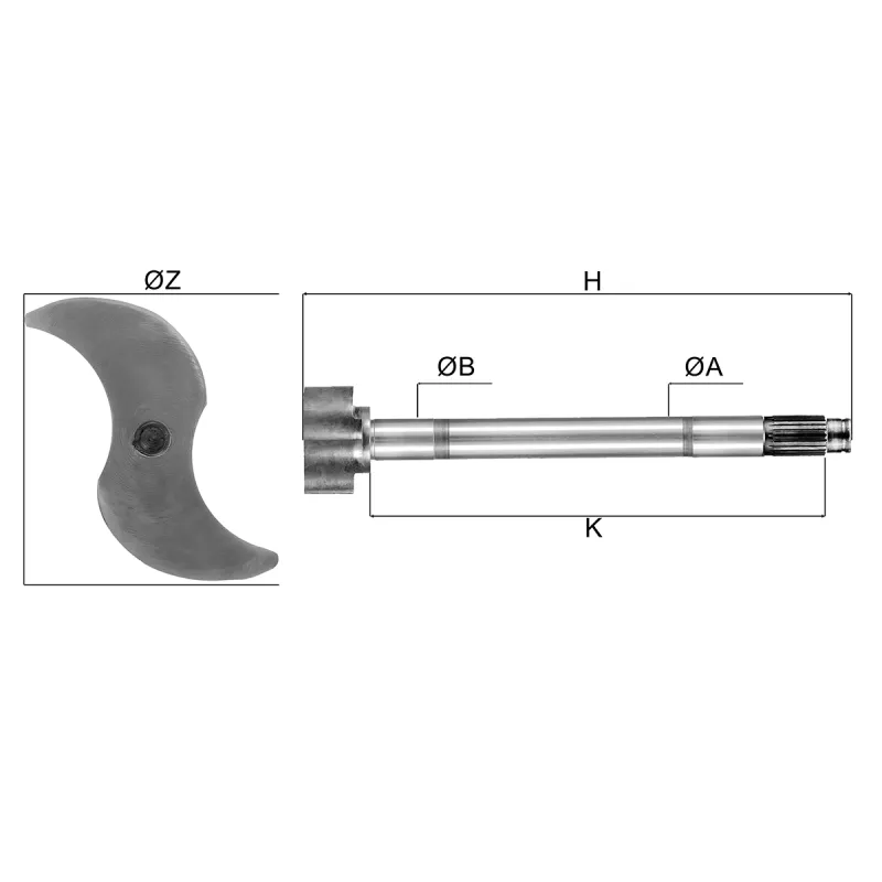 Eixo Expansores S Freio Ar Agrale 6008005129009/ Mbb 0004231836 24