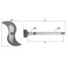 Eixo Expansores S Freio Ar Dir. Tras. Ford 2r0609457c/ Vw 2r0609457c