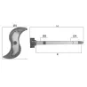 Eixo Expansores S Freio Ar Esq. Tras. Vw 2r0609457b/ Ford 2r0609457b