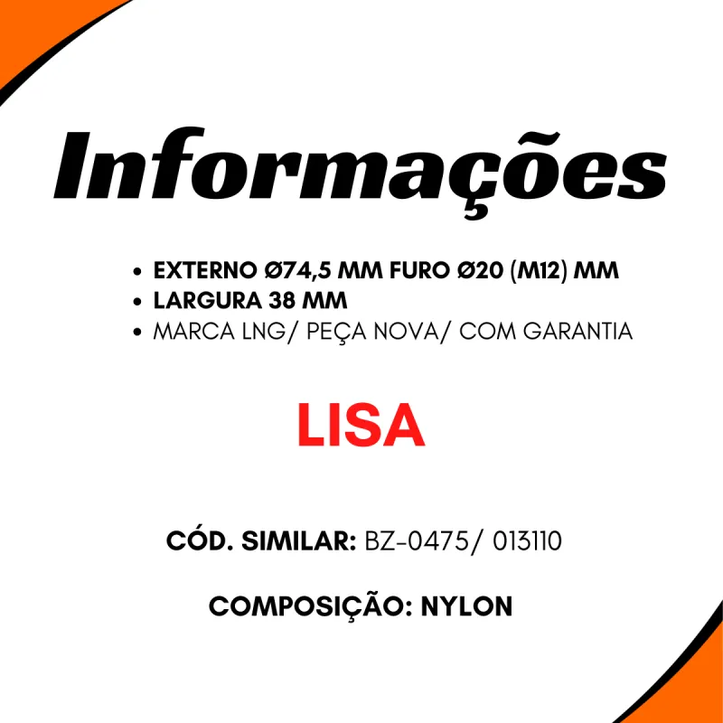 Polia Tensor Correia Lisa Volvo Fh12 / N12/ Fm12 (...2007)