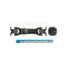 Cardan Completo Entre Eixo Mbb Axor/ Vw Man Tgx A-639,5mm