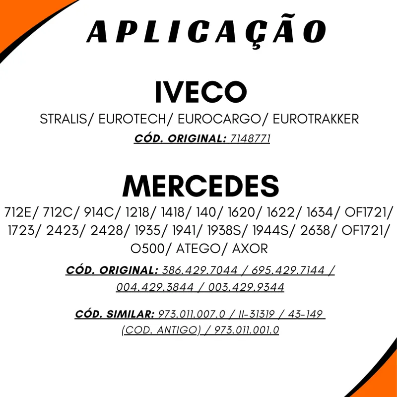 Válvula Relê Iveco 7148771 Mbb 386.429.7044