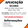 Válvula Pedal Scania Série 5 Tipo Knorr (Eletronica)