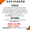 Válvula Duas Vias Scania 290017 Iveco 42105552 Volvo 8123273