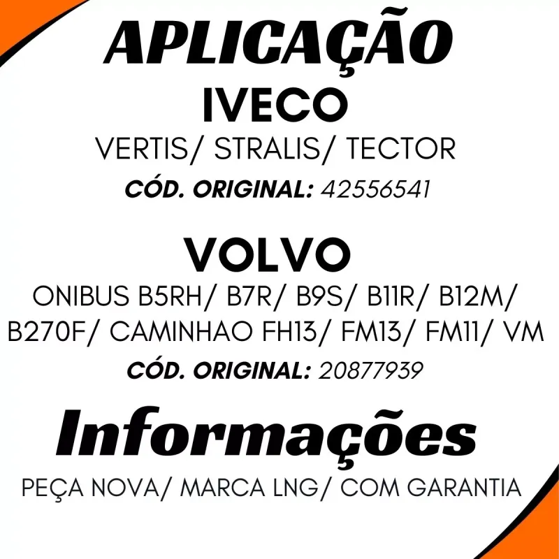 Tampa Filtro Arla Volvo 20877939 Iveco Vertis Stralis Tector