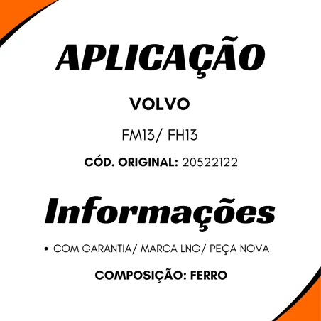 Tubo Dágua Do Radiador Para O Reservatorio Volvo Fh13/ Fm13 20522122