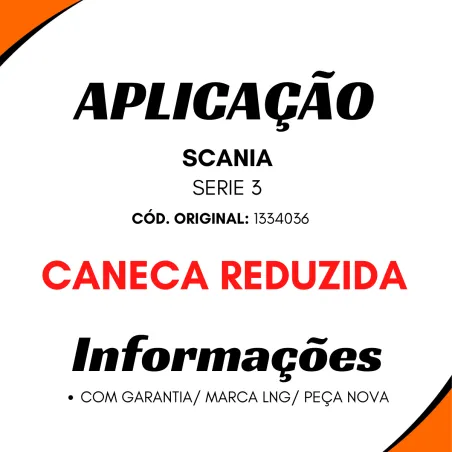 Caneca Troca Caixa Câmbio Scania Série 3