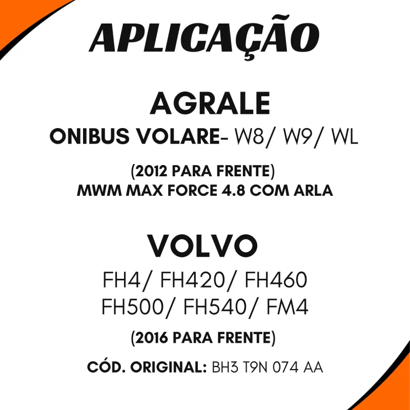 Filtro Bomba Arla Volvo Fh4/ Fm4 (2018...) Ureia Completo 21516229