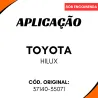 Cardan Completo Dianteiro Hilux 600mm Fechado