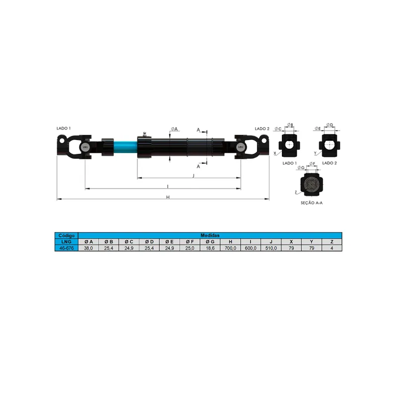 Coluna De Direção (Completa) Para Ônibus - K94 /K114/K124