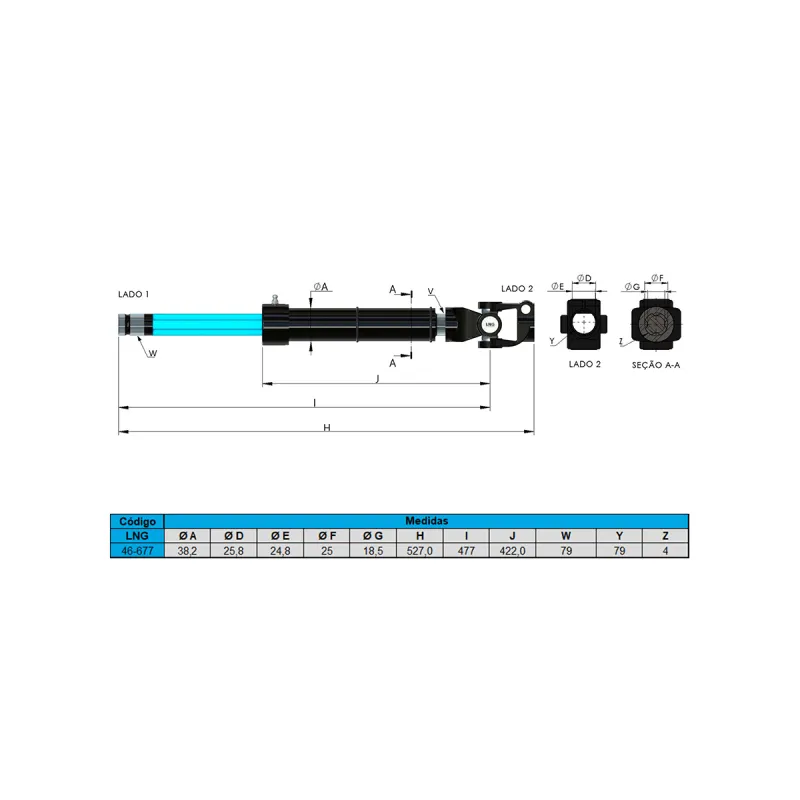 Coluna Direção (Completa) Para Caminhão - Atego 2423/2425/2426